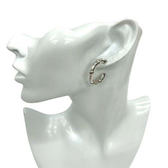 TIFFANY Silver Bamboo Earrings